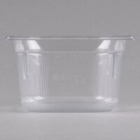 Vollrath 8064410 Super Pan® 1/6 Size Clear Polycarbonate Food Pan - 4" Deep