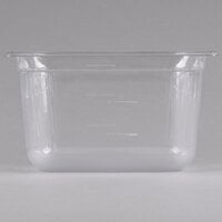Vollrath 8046410 Super Pan® 1/4 Size Clear Polycarbonate Food Pan - 6 inch Deep