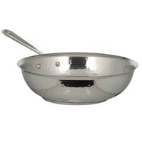 Bon Chef 60005HF Cucina 10 inch Hammered Finish Stainless Steel Stir Fry Pan