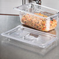 Vollrath 32400 Super Pan® 1/4 Size Clear Polycarbonate Slotted Cover