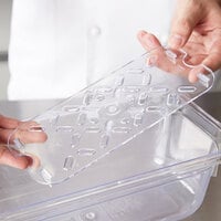 Vollrath 29300 Super Pan® 1/3 Size Clear Polycarbonate Drain Tray