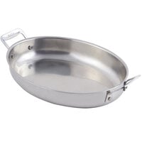 Bon Chef 60002 Cucina 2.5 Qt. Stainless Steel Oval Au Gratin