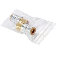 Lavex 8" x 8" 4 Mil Clear Reclosable Polyethylene Bag - 1,000/Case