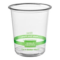 World Centric 32 oz. Compostable Clear PLA Deli Container - 500/Case