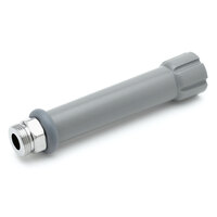 T&S 002987-40 5 13/16 inch Gray Handle Grip with 3/4 inch-14 UN Female and 7/8-20 UN Male Connections for Pre-Rinse Spray Valves