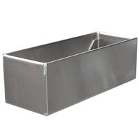Advance Tabco 7-PS-48 8 inch x 3 inch x 2 5/16 inch Utility Tray for Hand Sink Side Splashes