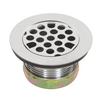 Advance Tabco K-63 2 inch Drain Assembly with Strainer Plate - 1 1/2 inch IPS