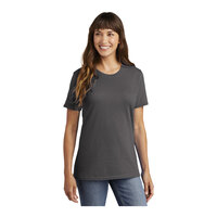 Port & Company LPC54 Women's Customizable Charcoal Short Sleeve T-Shirt - Cotton - Medium