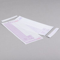 Choice 2 Part Purple and White Carbonless Guest Check - 250/Pack