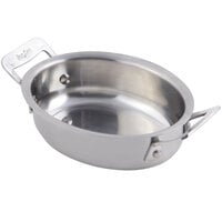 Bon Chef 60028 Cucina 24 oz. Stainless Steel Oval Dish