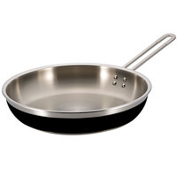 Bon Chef 60309 Classic Country French Collection 3 Qt. 4 oz. Black Saute Pan / Skillet with 1 Long Handle