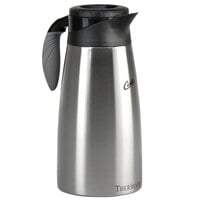 Curtis TLXP1901S000 64 oz. Stainless Steel Coffee Server with Liner and Brew Thru Lid - 6/Case