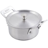 Bon Chef 60021 Cucina 11 oz. Stainless Steel Round Side Dish with Lid