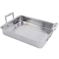 Bon Chef 60013 Cucina 3 Qt. Stainless Steel Roasting Pan - 11 3/4 inch x 9 3/8 inch x 2 1/8 inch