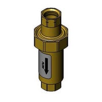 T&S 007842-45 Backflow Preventer Valve with 1/2 inch NPT Female Connections