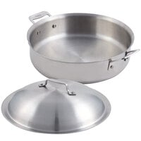 Bon Chef 60001 Cucina 4 Qt. Stainless Steel Saute Use Pan with Lid