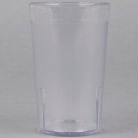 Cambro 950P152 Colorware 9.8 oz. Clear Customizable SAN Plastic Tumbler - 6/Pack