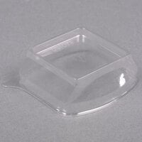Fineline Tiny Temptations 6405-L Clear Tiny Tumbler Dome Lid - 1000/Case
