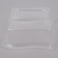 Fineline Wavetrends 106-L 6 1/2 inch Clear Dome Lid - 120/Case