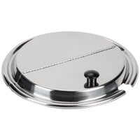 Vollrath 47486 7 1/2 inch Kool Touch® Stainless Steel Hinged Cover