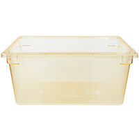 Carlisle 10623C22 StorPlus Yellow Food Storage Box - 26 inch x 18 inch x 12 inch