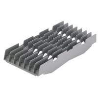 Cambro CSDR73151 Camshelving® Gray 7 Slot Drying Rack - 3/Pack