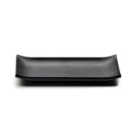 Elite Global Solutions JWTR19 Zen 9" x 3 3/4" Black Rectangular Tray - 6/Case