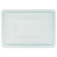 Carlisle 10617C09 StorPlus Green Lid for Food Storage Boxes - 18 inch x 12 inch