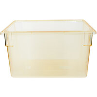 Carlisle 10624C22 StorPlus Yellow Food Storage Box - 26 inch x 18 inch x 15 inch