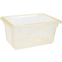 Carlisle 10612C22 StorPlus Yellow Food Storage Box - 18 inch x 12 inch x 9 inch