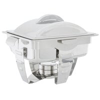 Vollrath 49529 4.1 Qt. Maximillian Rectangular Chafer Half Size with Stainless Steel Accents
