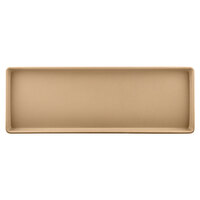 Elite Global Solutions ECO412 Greenovations 12" x 4 1/4" Paper Bag-Colored Rectangular Tray - 6/Case
