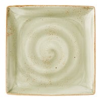 Steelite Performance Craft 10 1/2" Green Square Tray - 6/Case