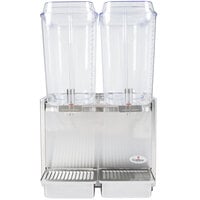 Crathco D25-3 Classic Bubbler Series Double 5 Gallon Bowl Stainless Steel Refrigerated Beverage Dispenser