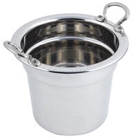 Bon Chef 5411HRSS 7 Qt. Stainless Steel Laurel Design Soup Tureen with Round Stainless Steel Handles