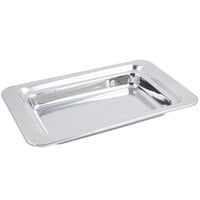 Bon Chef 5206H 19 1/2 inch x 12 inch x 2 1/2 inch Hammered Finish Stainless Steel Rectangular Food Pan