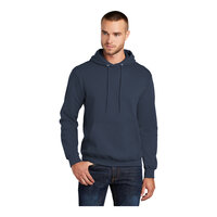 Port & Company PC78H Unisex Customizable Navy Core Fleece Pullover Hoodie Sweatshirt - Cotton / Poly Blend - 2X
