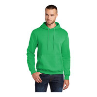Port & Company PC78H Unisex Customizable Clover Green Core Fleece Pullover Hoodie Sweatshirt - Cotton / Poly Blend - 2X