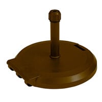 Grosfillex US608437 84 lb. Bronze Freestanding Umbrella Base with Wheels