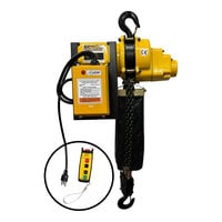 OZ Lifting Products 2 Ton Electric Chain Hoist with 20' Lift and Wireless Control OZ4000ECW-20 - 6.5 FPM, 115V