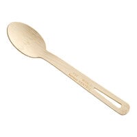 World Centric 6 11/16" Compostable Bamboo Spoon - 100/Pack