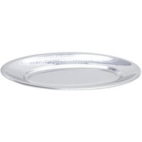 Bon Chef 5218H 21 1/4 inch x 8 3/4 inch x 1 1/2 inch Stainless Steel Hammered Finish Fish Platter