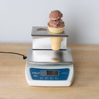 Edlund DFG-160IC 10 lb. Digital Portion Scale with Ice Cream Cone Platform
