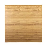 Elite Global Solutions M10 Fo Bwa Square Faux Bamboo Melamine Serving Board - 10 inch x 10 inch