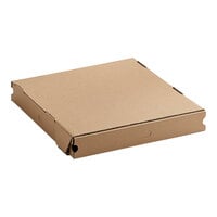 Choice 14" x 14" x 2" Kraft Corrugated Plain Chicago-Style Pizza Box - 50/Bundle