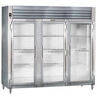 Traulsen RHT332WUT-FHG Stainless Steel Three Section Glass Door Reach In Refrigerator - Specification Line