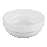 Libbey Slenda 13 oz. Royal Rideau White Stacking Porcelain Soup and Cereal Bowl - Sample