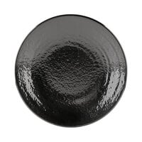 Elite Global Solutions D10RR Pebble Creek Black 10" Round Plate - 6/Case