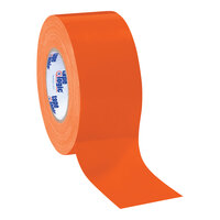 Orange Packing Tape 3 Inch X 55 Yards - 2.2 Mil Thick Shipping Tape, 6 Rolls For Packaging & Moving