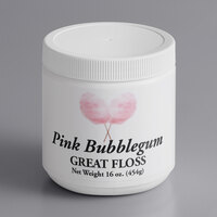 Great Western Great Floss 1 lb. Pink Bubble Gum Cotton Candy Concentrate Sugar